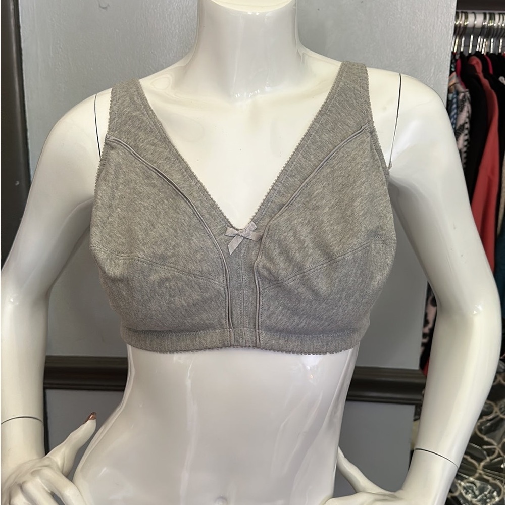 NWOT Fruit of the Loom Grey Bra Size 38D